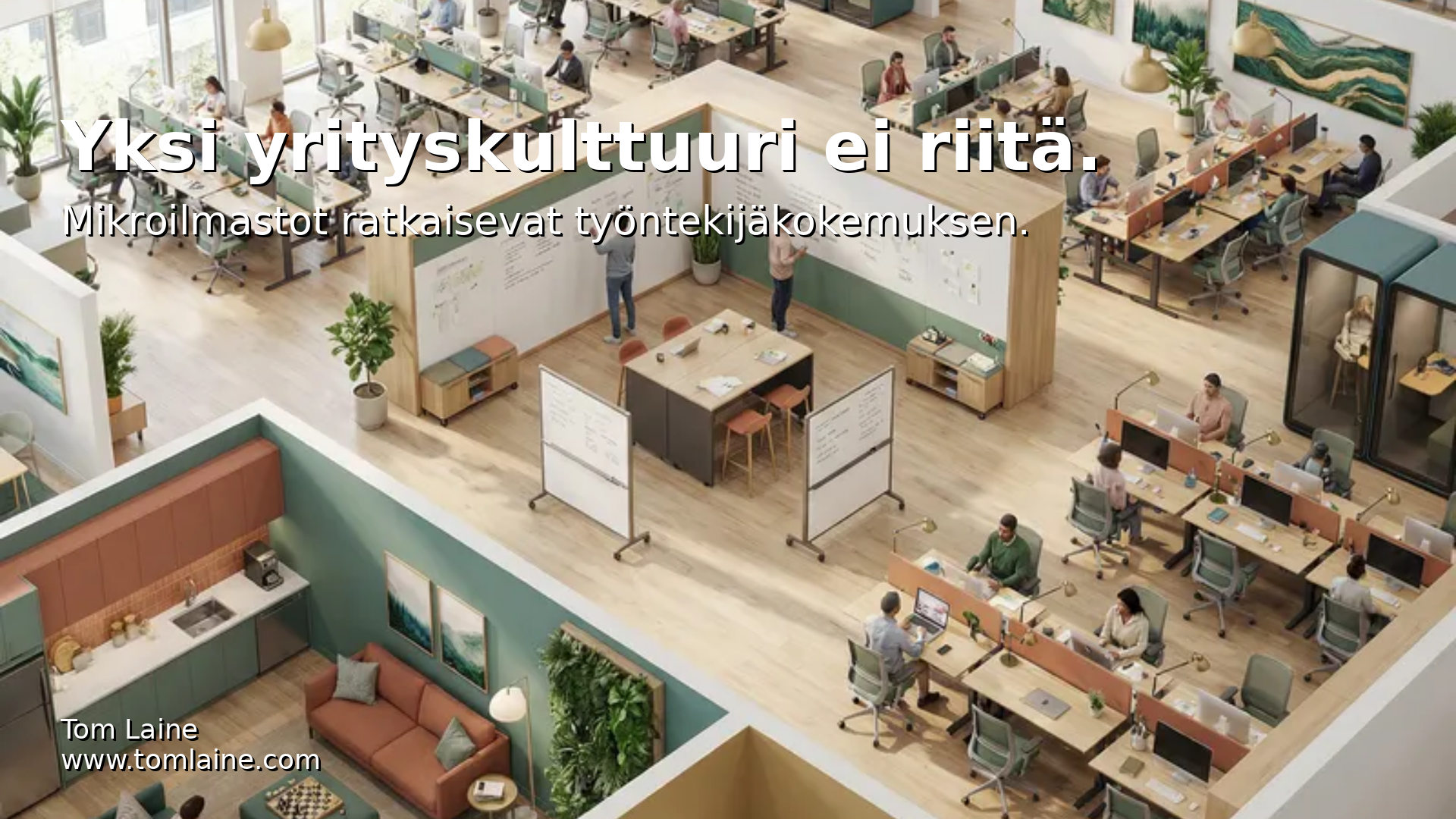 Miksi yksi “yrityskulttuuri” ei riitä ja miksi mikroilmastot ratkaisevat