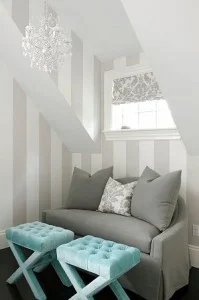 Small couch adds charm. photo house of turquoise/ pinterest