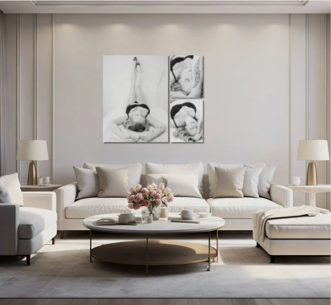 Bath Boutique Studio wall art collection in a home