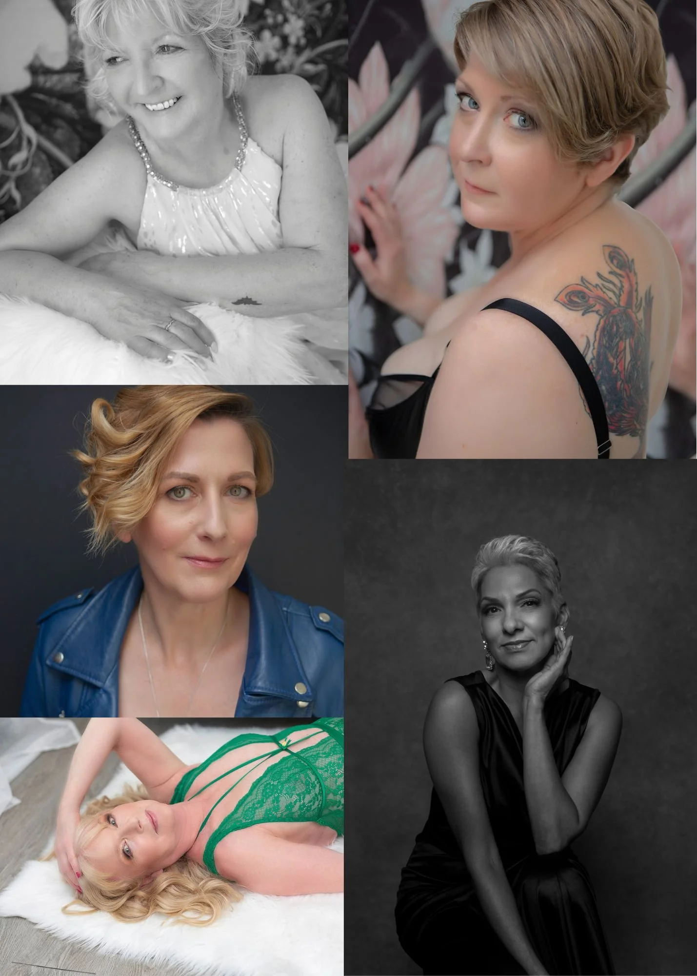 Mosaic of 40 Over 40 portraits
