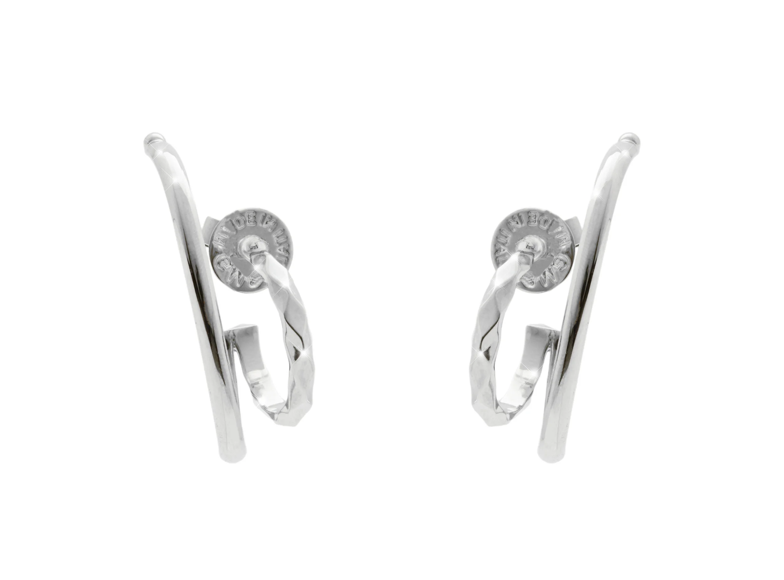 WAVES DOUBLE HOOP EARRINGS plain rhodium.jpg