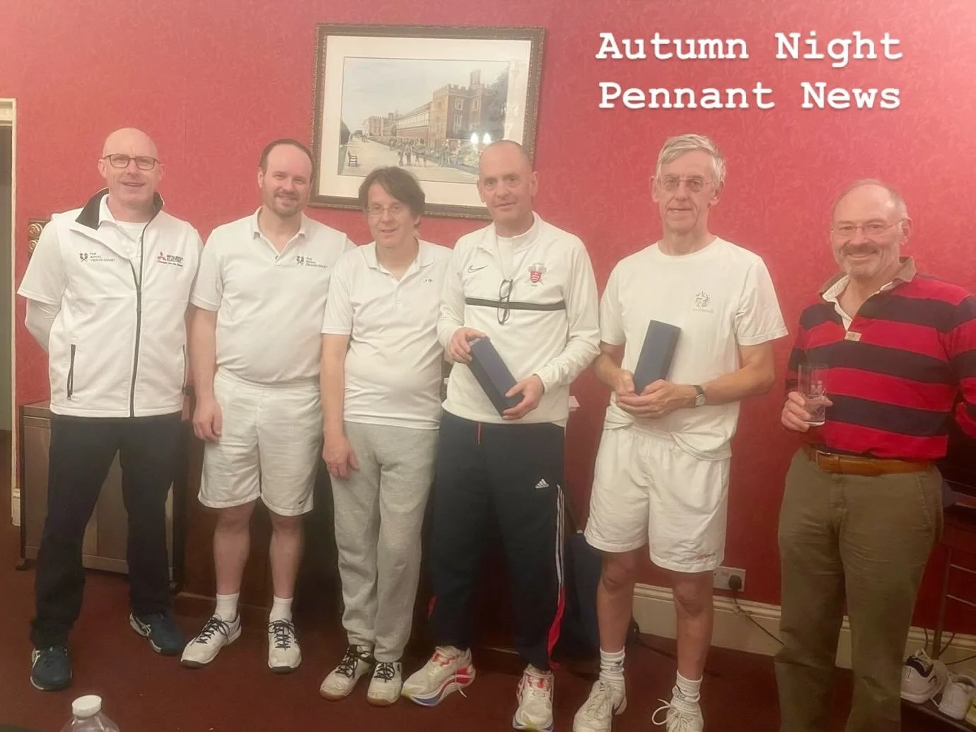🚩A &ldquo;pennant&rdquo; 🚩is a little tennis tournament where you play in a team against other teams in the same club 🎾They&rsquo;re great fun! And you can have curry afterwards! 🎾The Autumn Night Pennant was won on Saturday by the team of Doug S