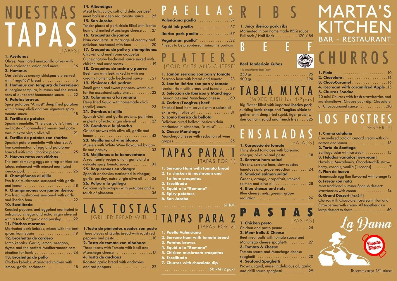 Food Blog Marta's Kitchen Sri Hartamas — Bibz Eats Malaysian Food Blog