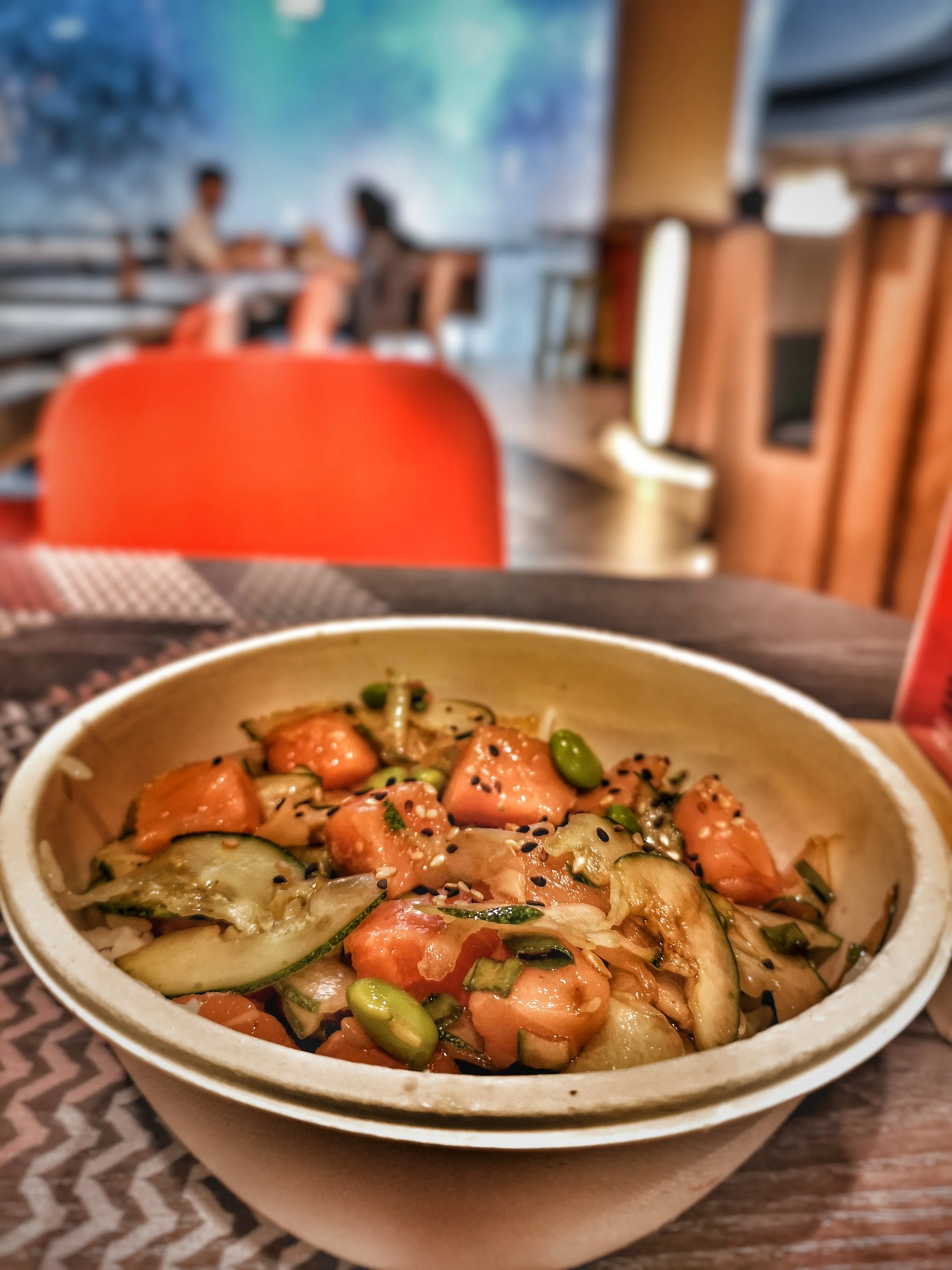 Food Blog | Pink Fish Jewel Changi Poke Bowl