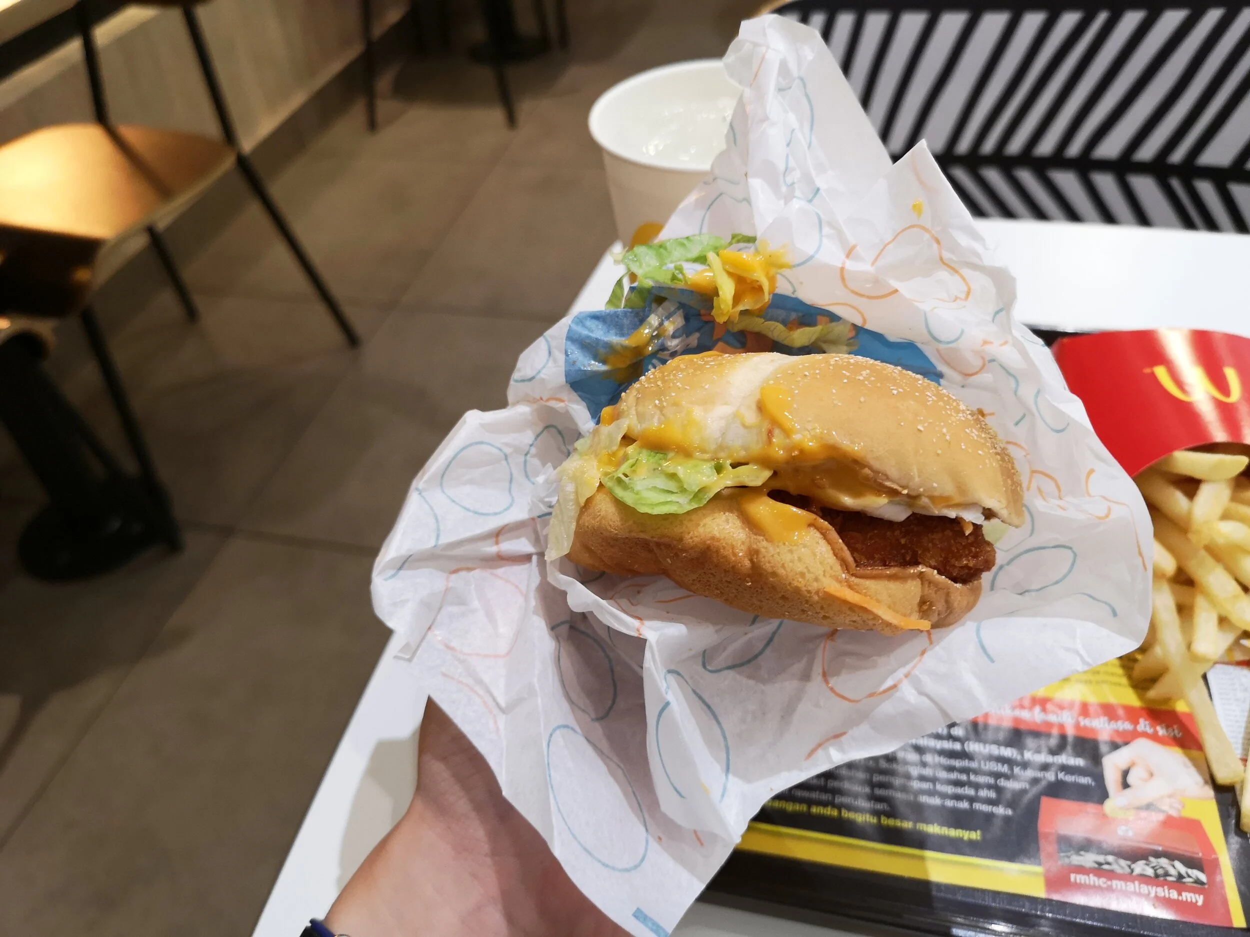 Worth the Hype? McDonalds Malaysia Sweet Chilli Fish Burger — Bibz Eats