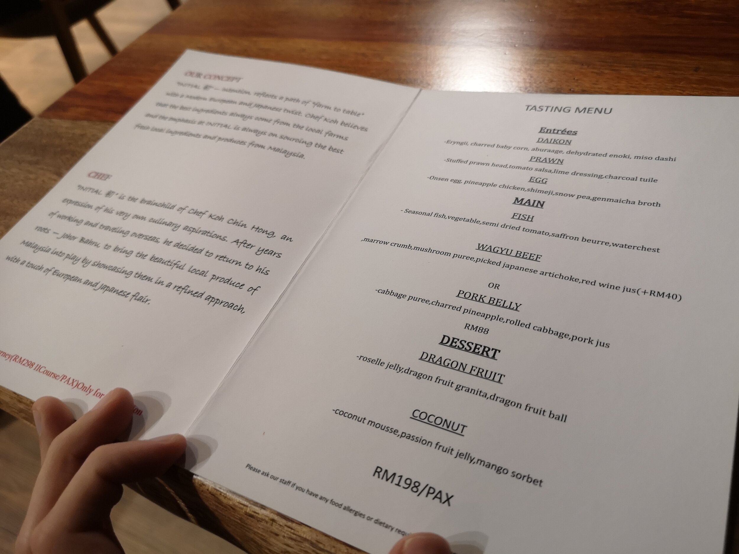 Food Blog 初 Initial Modern European Cuisine JB (Taman Molek) — Bibz Eats