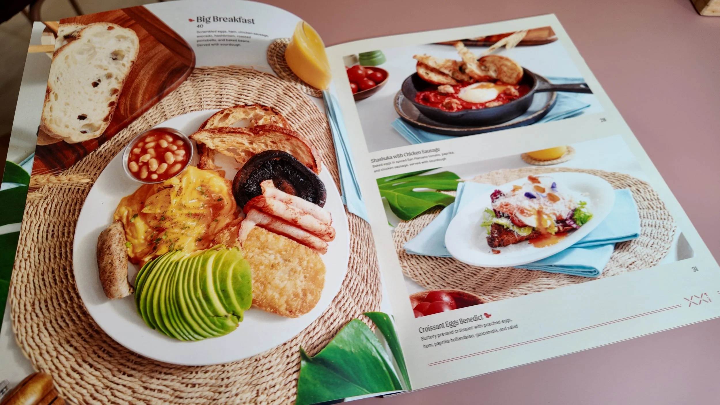Operator 21 Breakfast Menu