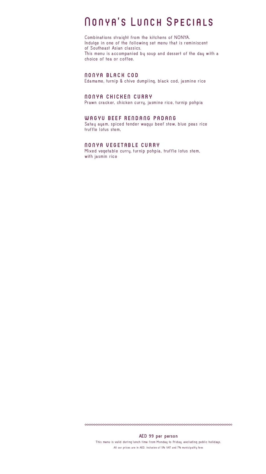 Food Blog Nonya Dubai Set Lunch JLT Dubai — Bibz Eats