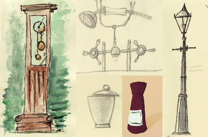 Prop design sketches