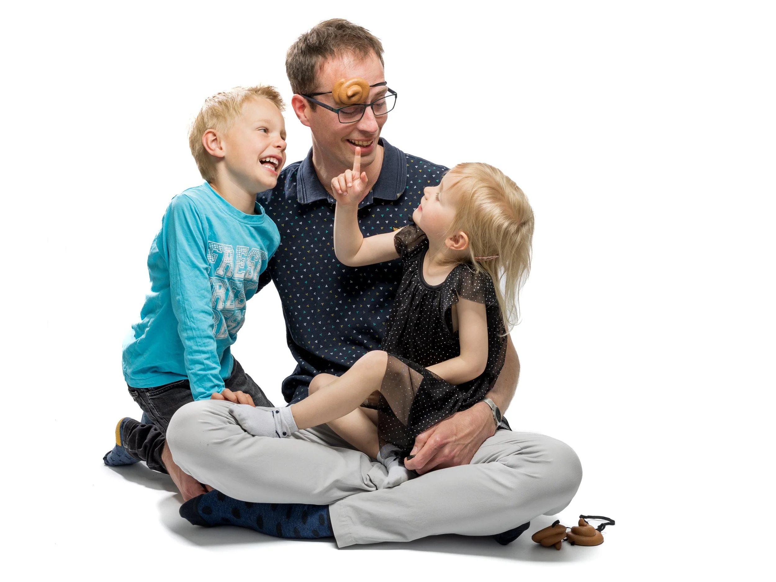 Poep op je hoofd papa!