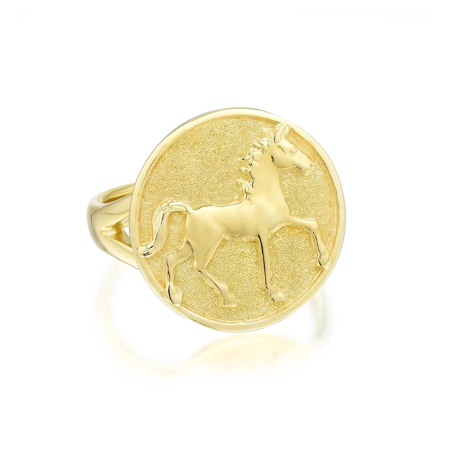 Thoroughbred Spirit 15k Gold Ring