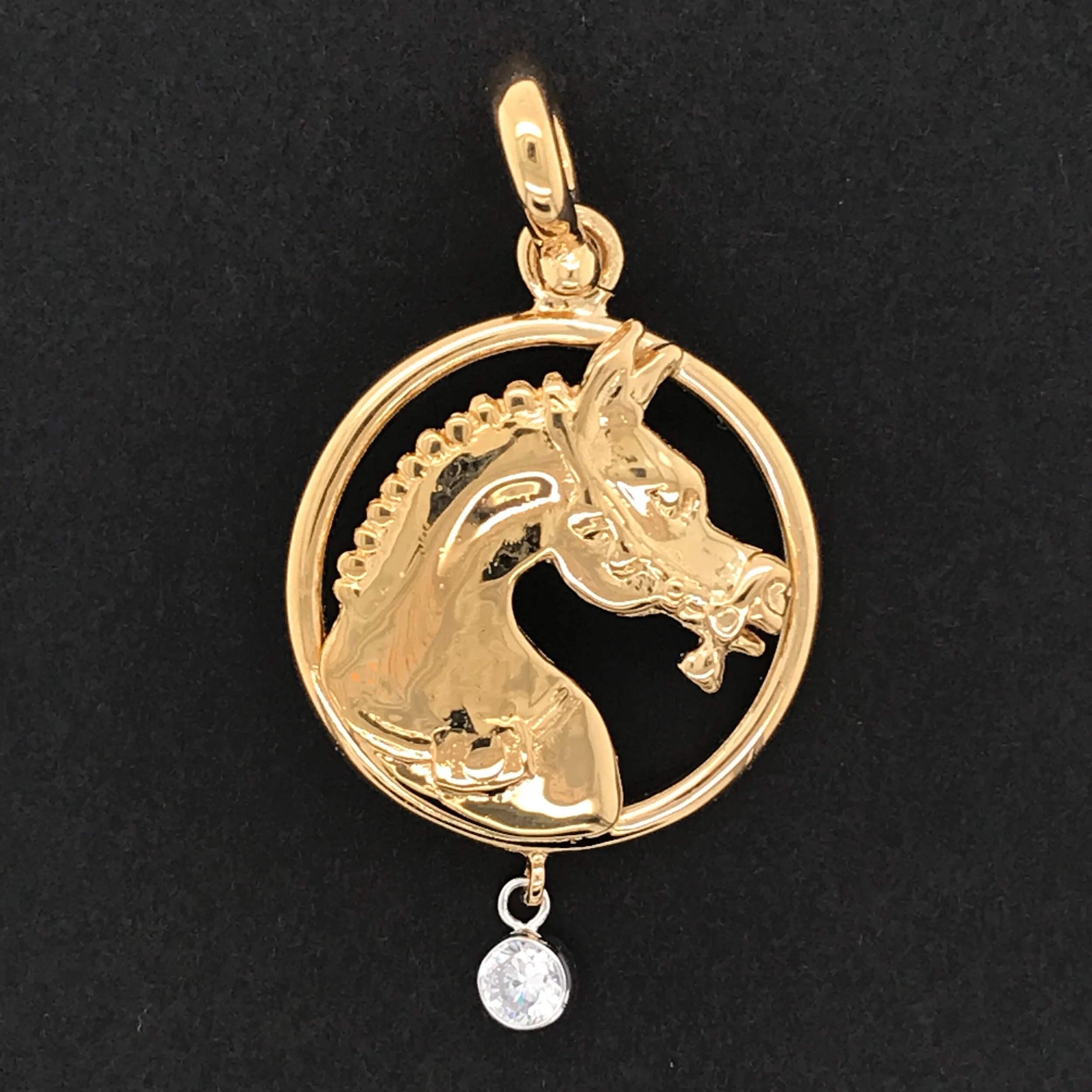 Arabian Dream Pendant in Gold Over Silver
