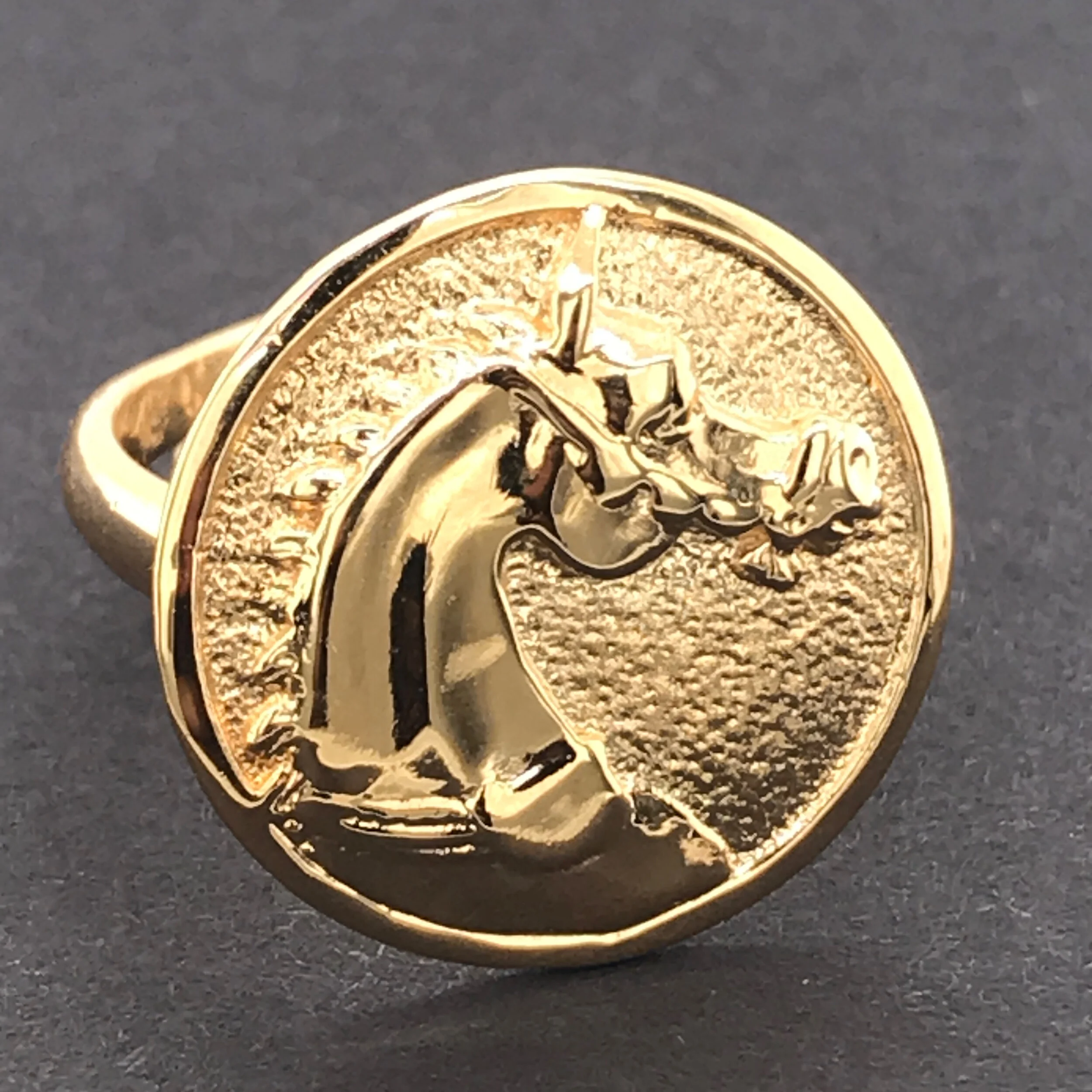 Arabian Dream Ring in Gold Over Silver