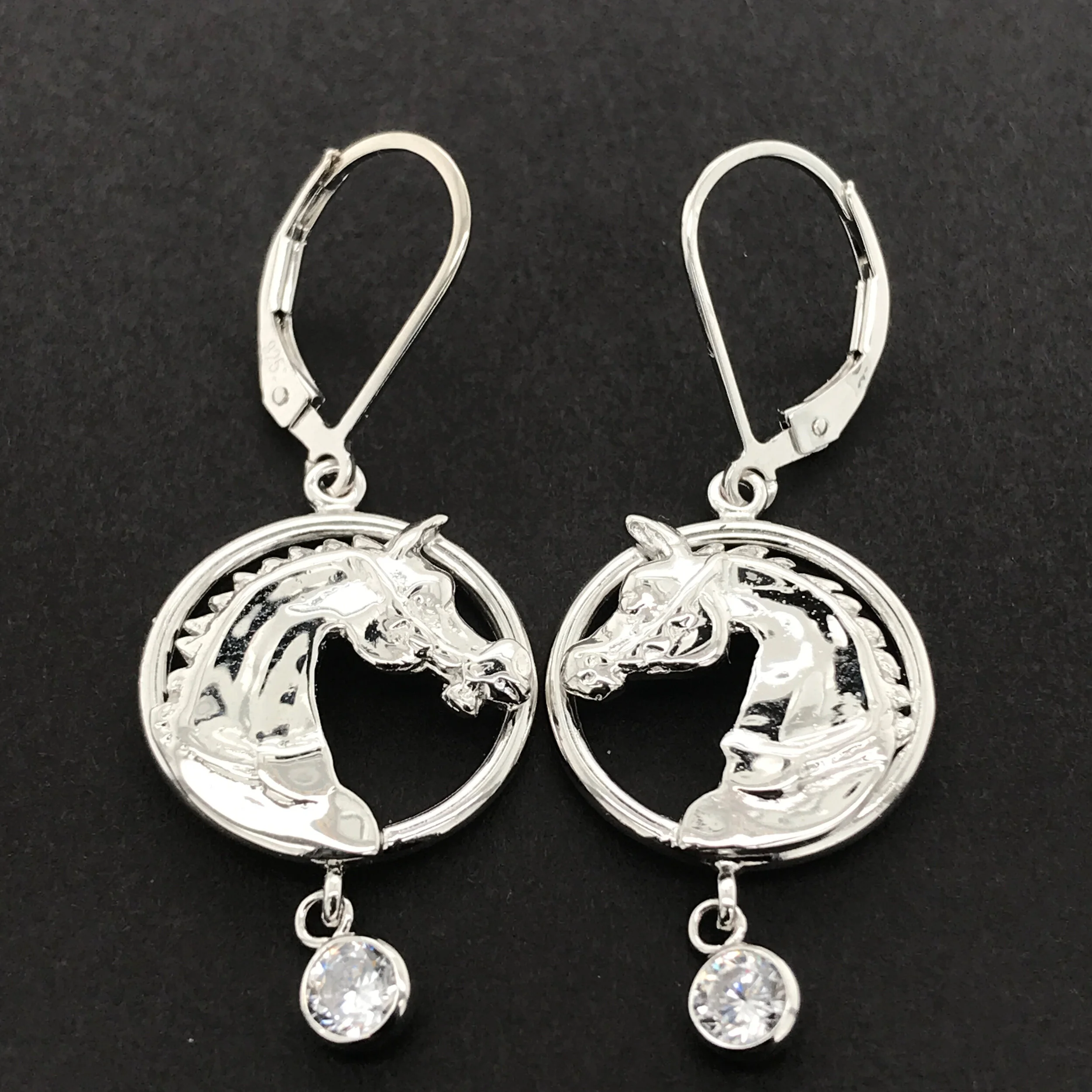 Arabian Dream Dangle Earrings in Silver