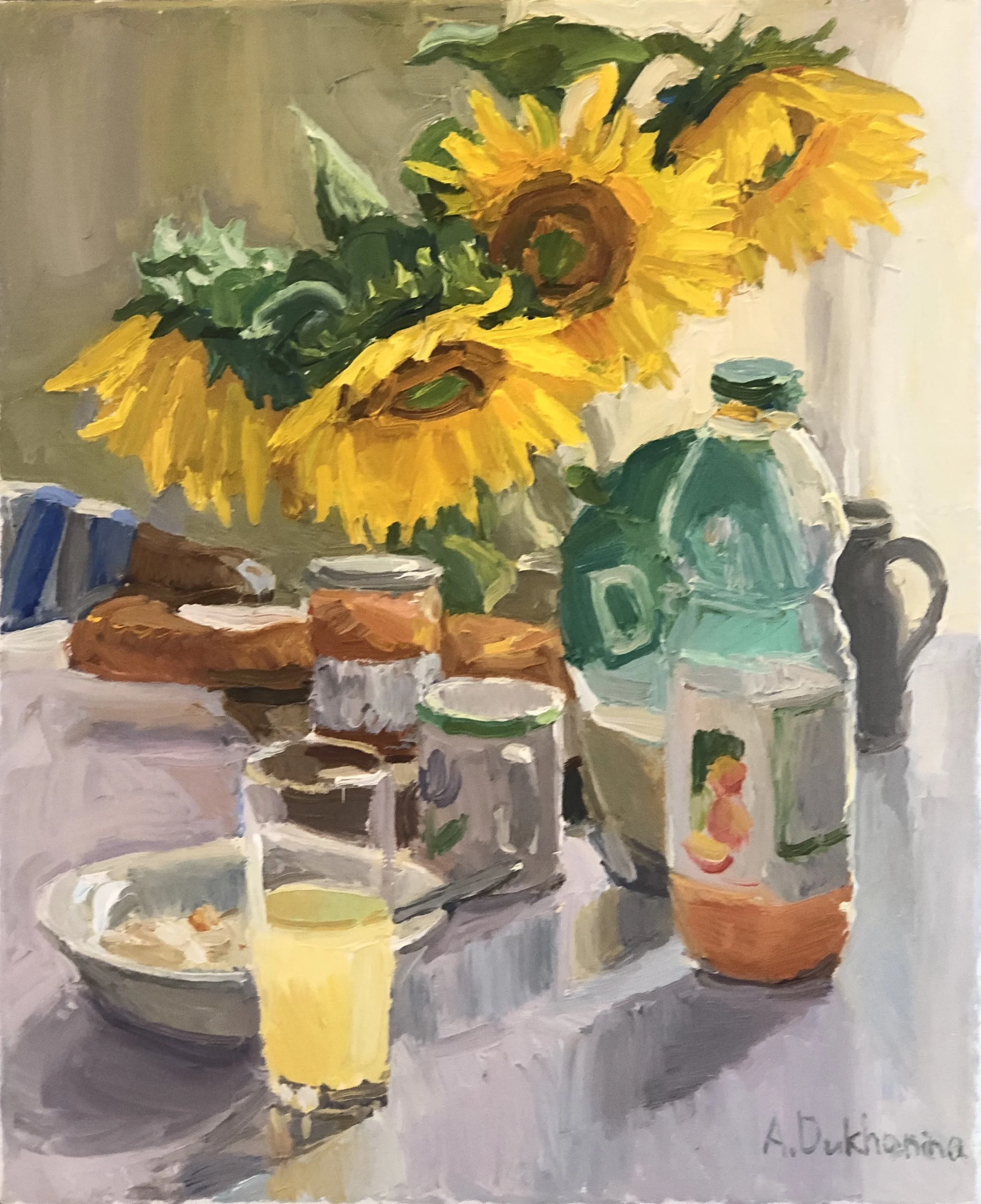 Breakfast with Sunflowers (sold)