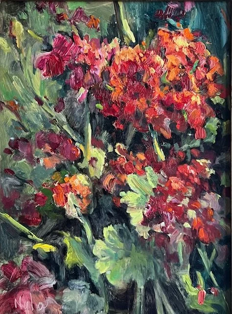 "Crimson Geranium Dazzle"