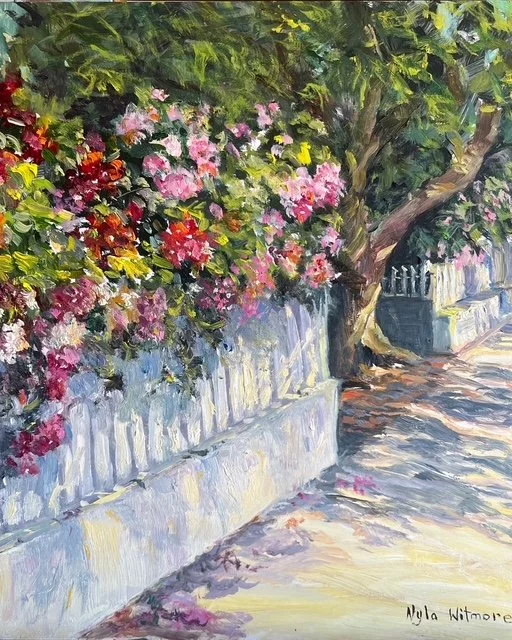 "Colorful Stroll on Southard" (sold)