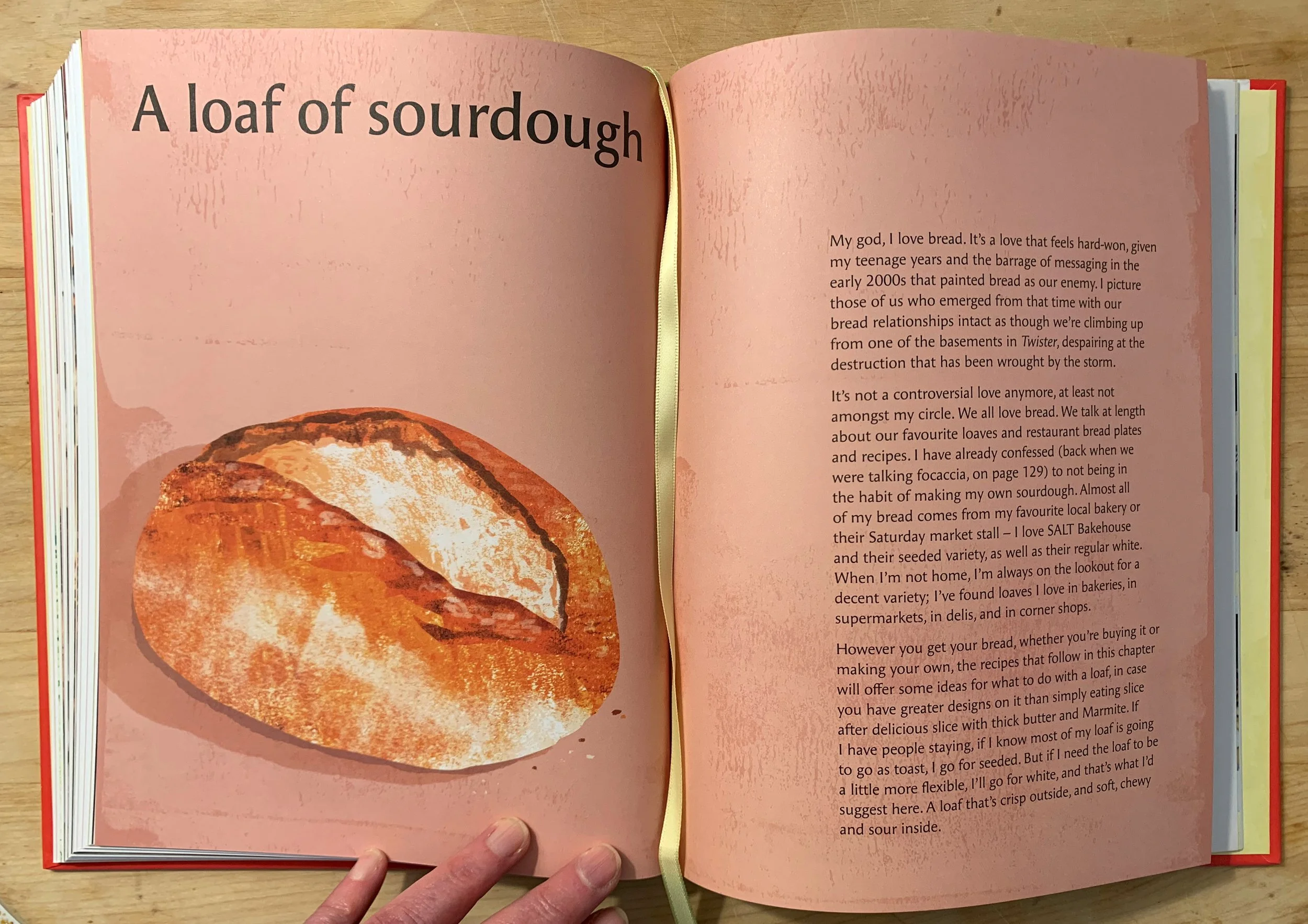 food illustration of sourdough bread
