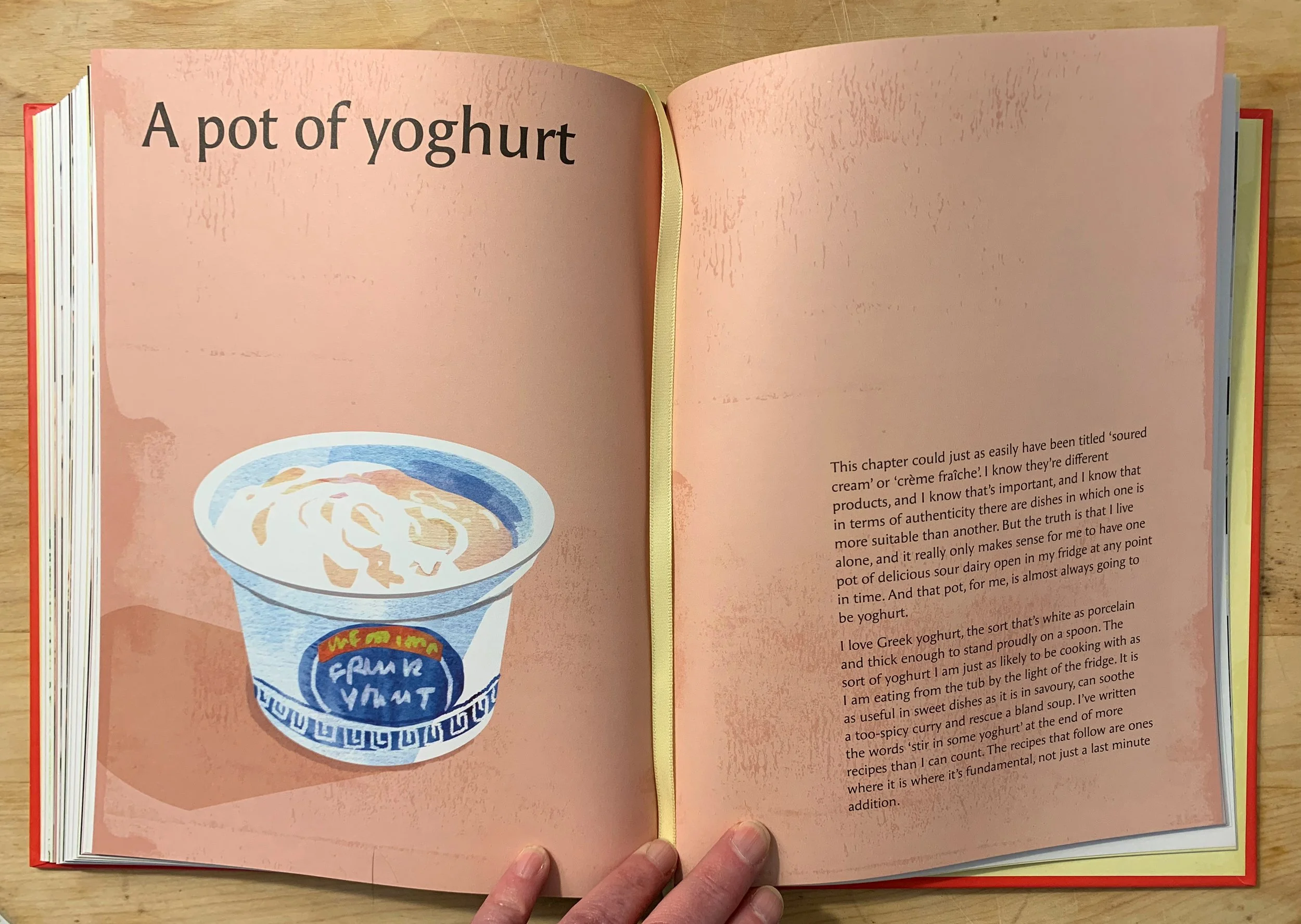food illustration of yogurt
