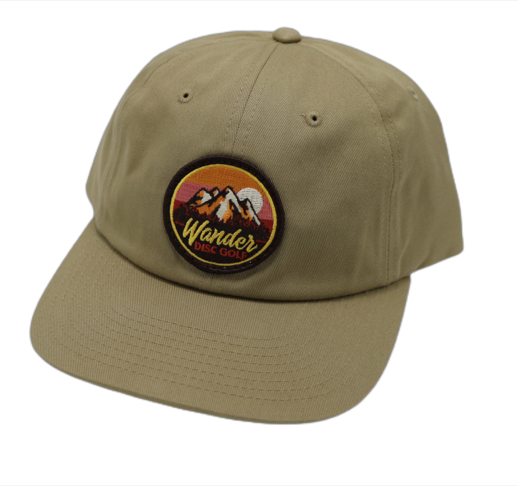 Wander Patch Dad Hat (Driftwood 
