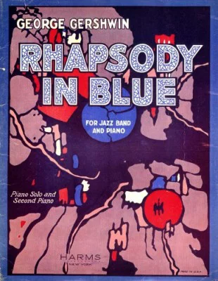 Cartel de la obra Rhapsody in Blue.