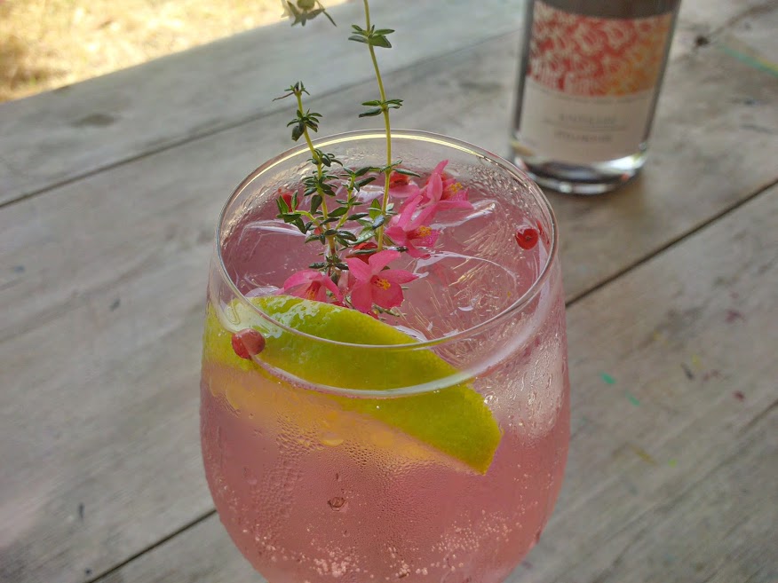 Perfectly Pink Gin and Tonic