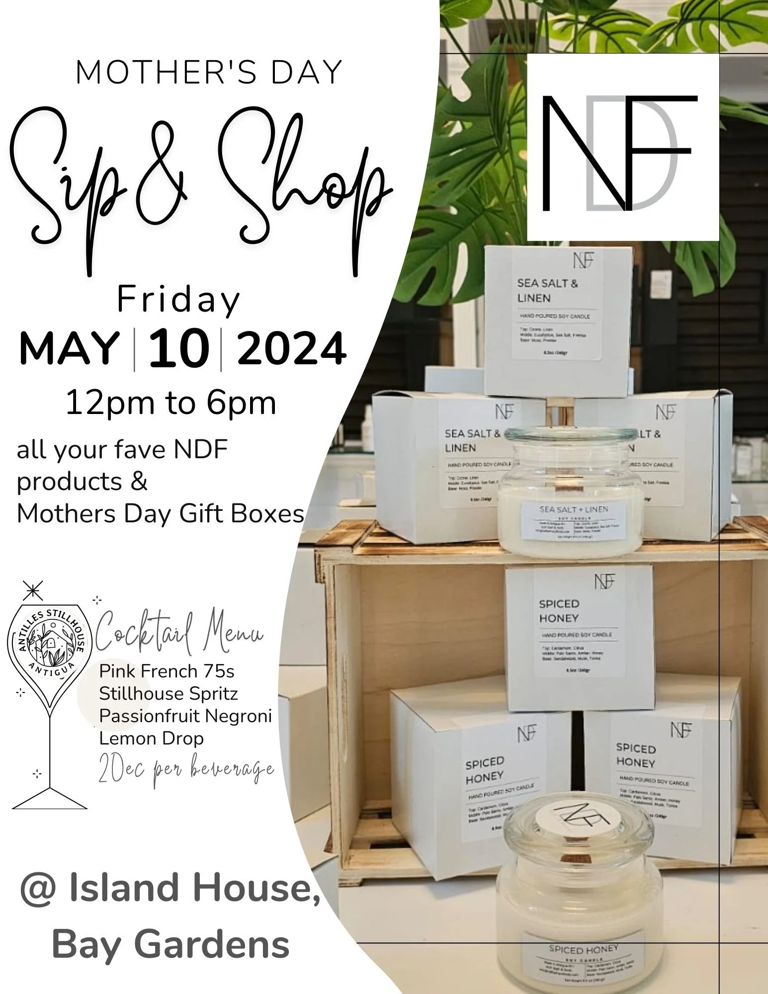 Sip &amp; Shop NDF for Mothers Day