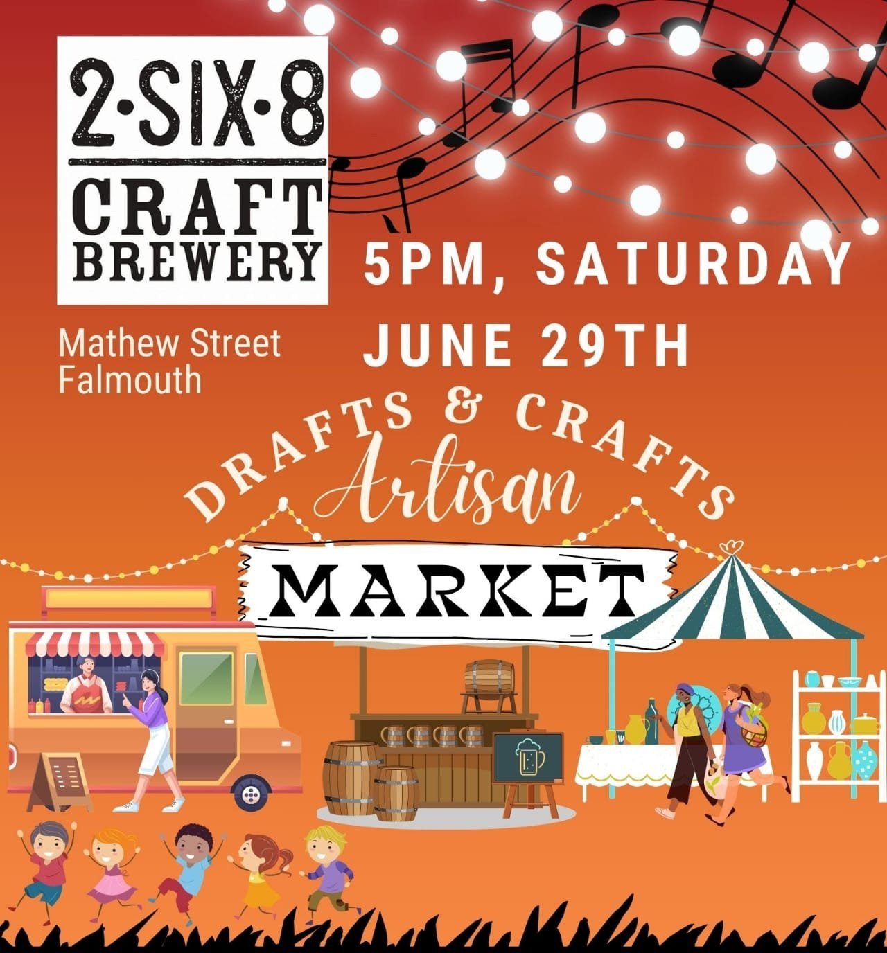 Drafts and Crafts Artisan Market at 2SIX8 Craft Brewery