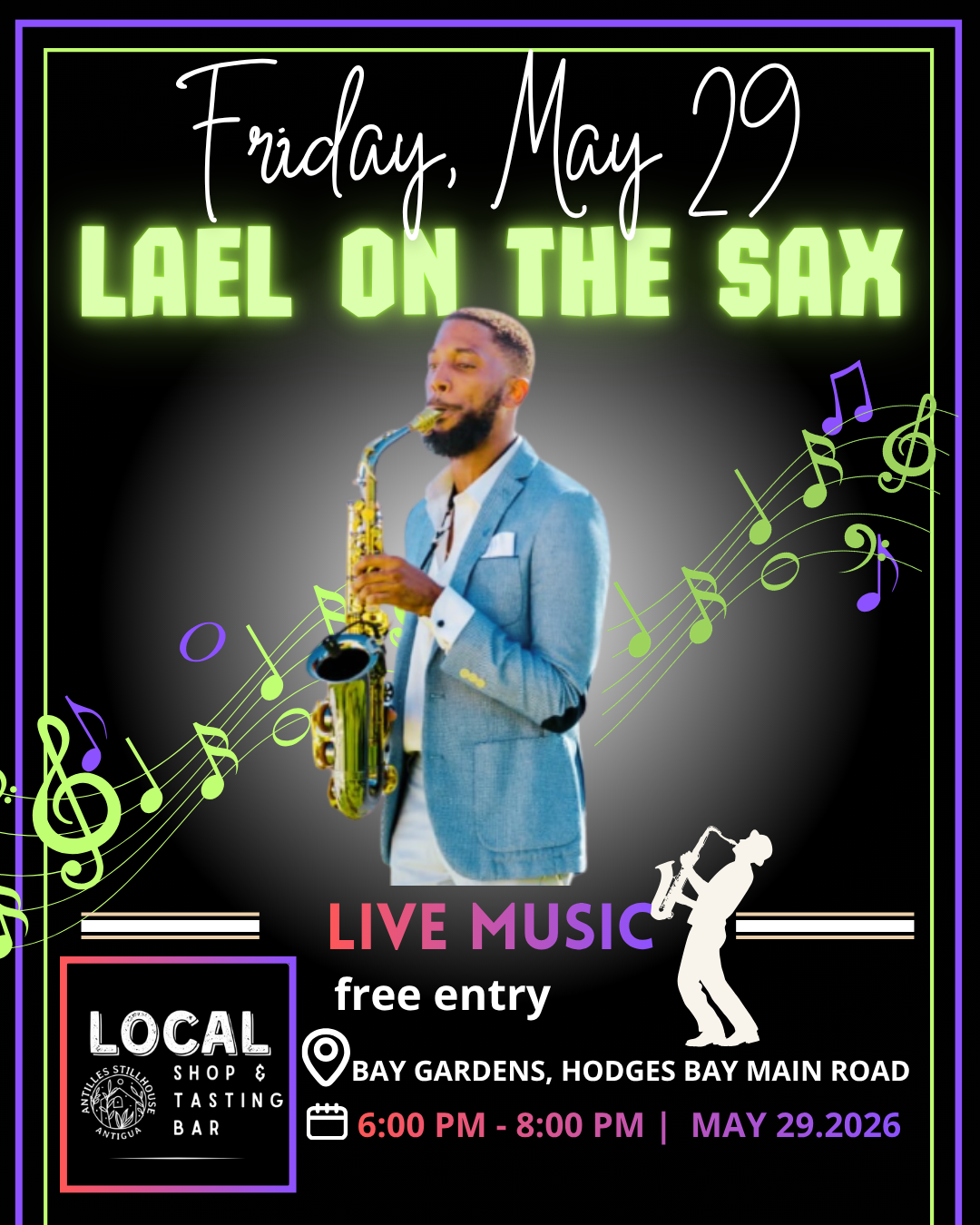 Live at Local - Lael on the Sax 