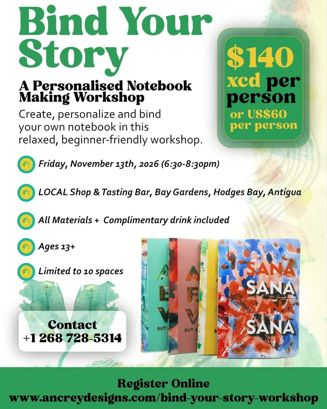 Bind Your Story, Workshop