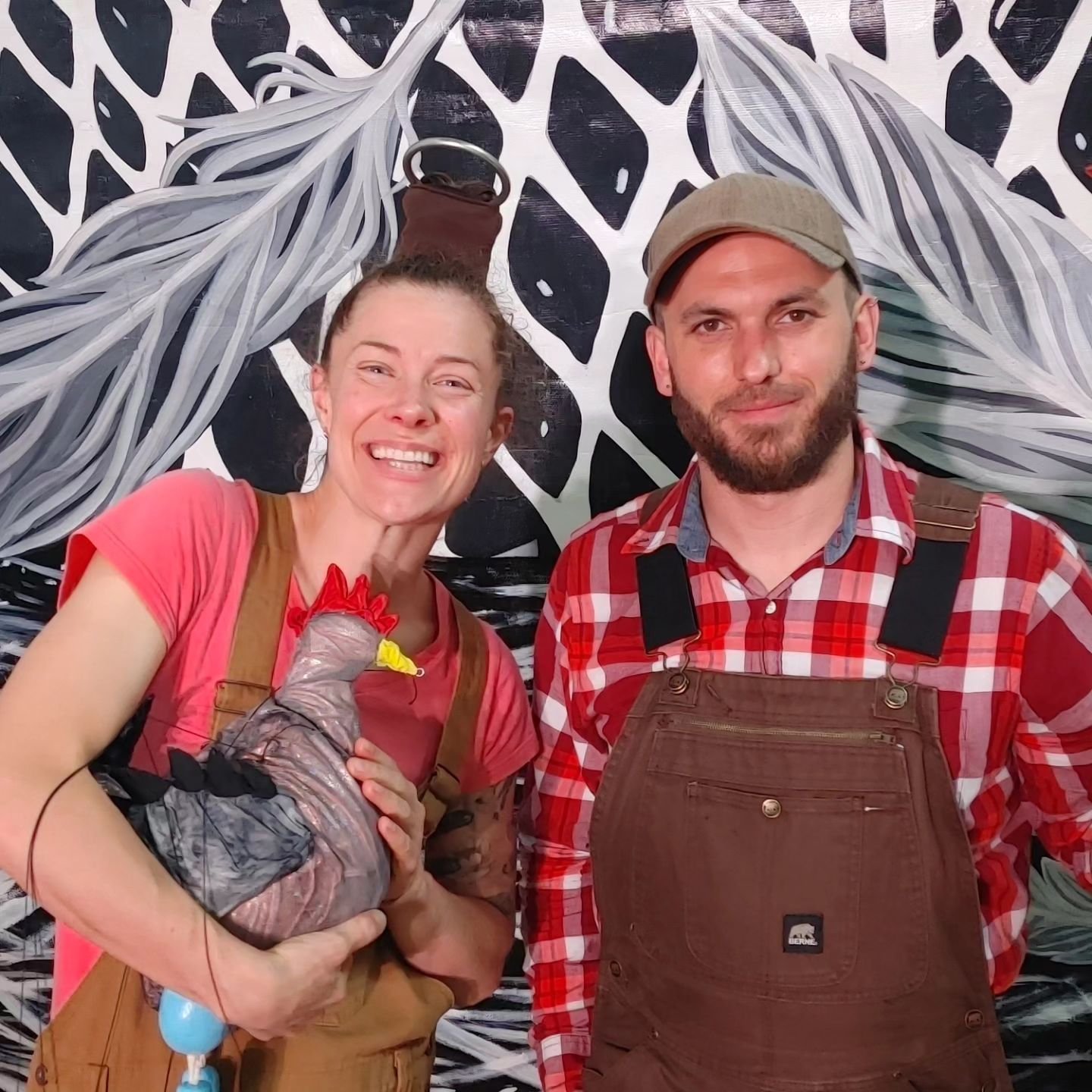 More chicken photos to promote our show A Hen Called Freedom. 

 We said it already but this show is based on lived experience working with chickens on many different farms and in our own backyard. 

Jeremy and Nicole are excited to present the work-