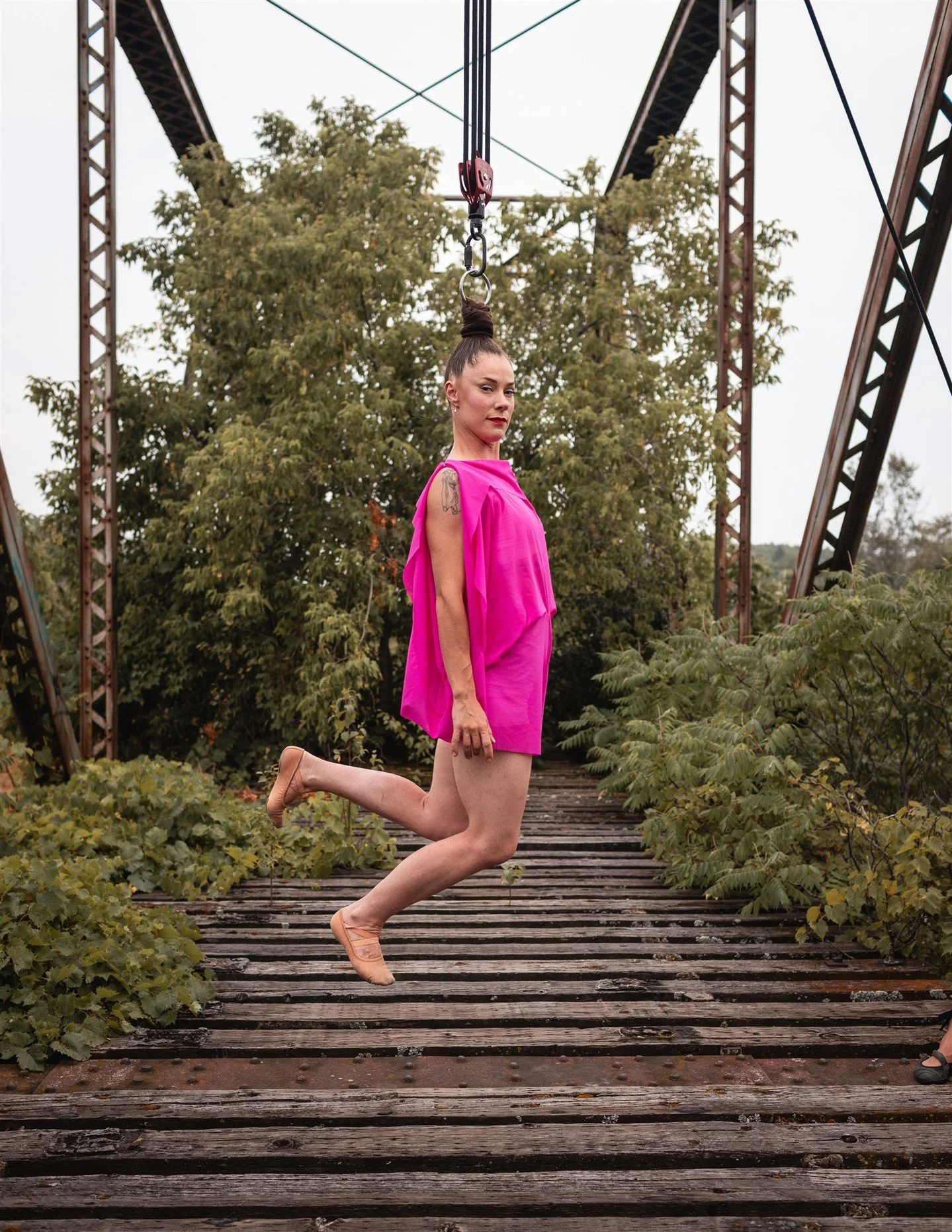 Sometimes simple is better. 

Showing off some beautiful photos taken by @bryanreid at this abandoned swing bridge. Feeling grateful to have had so many great outdoor training and performing opportunities during the warm months.

Wishing you all a gr