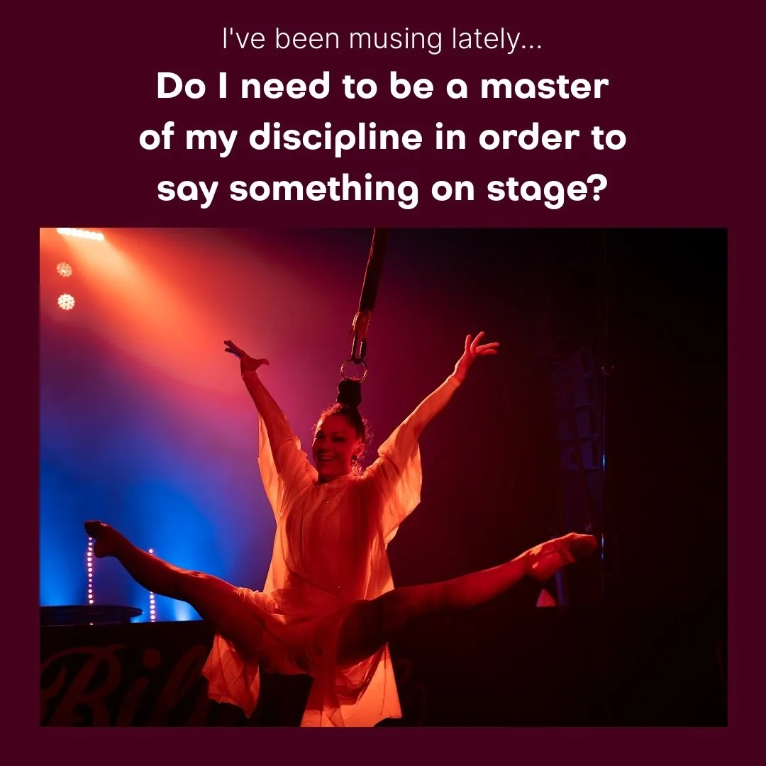 I still get insecure to show up on stage, to take up space, especially now in my late thirties. A recent quote by Julien Baker of Boy Genius inspired me to think otherwise. "Visibility doesn't have to be perfect representation... [If only the mo