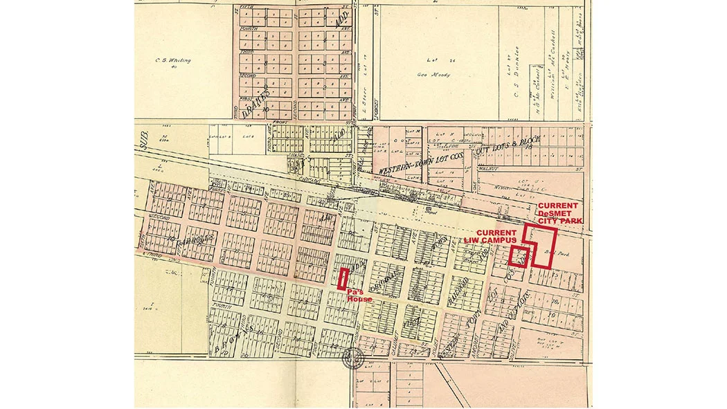 1909 De Smet map (George A. Ogle & Co.)