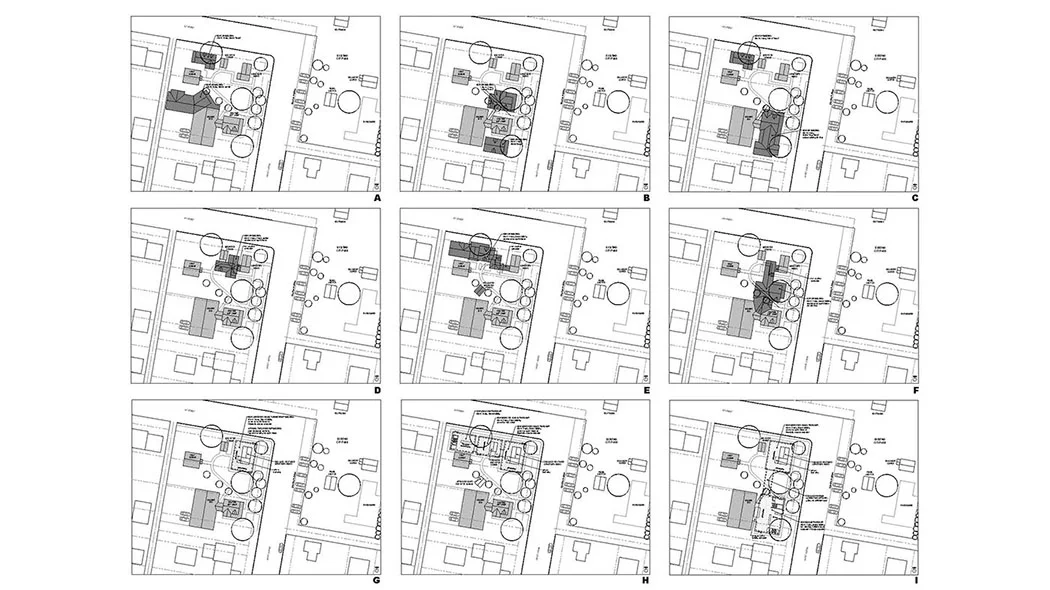 Preliminary master plan variations