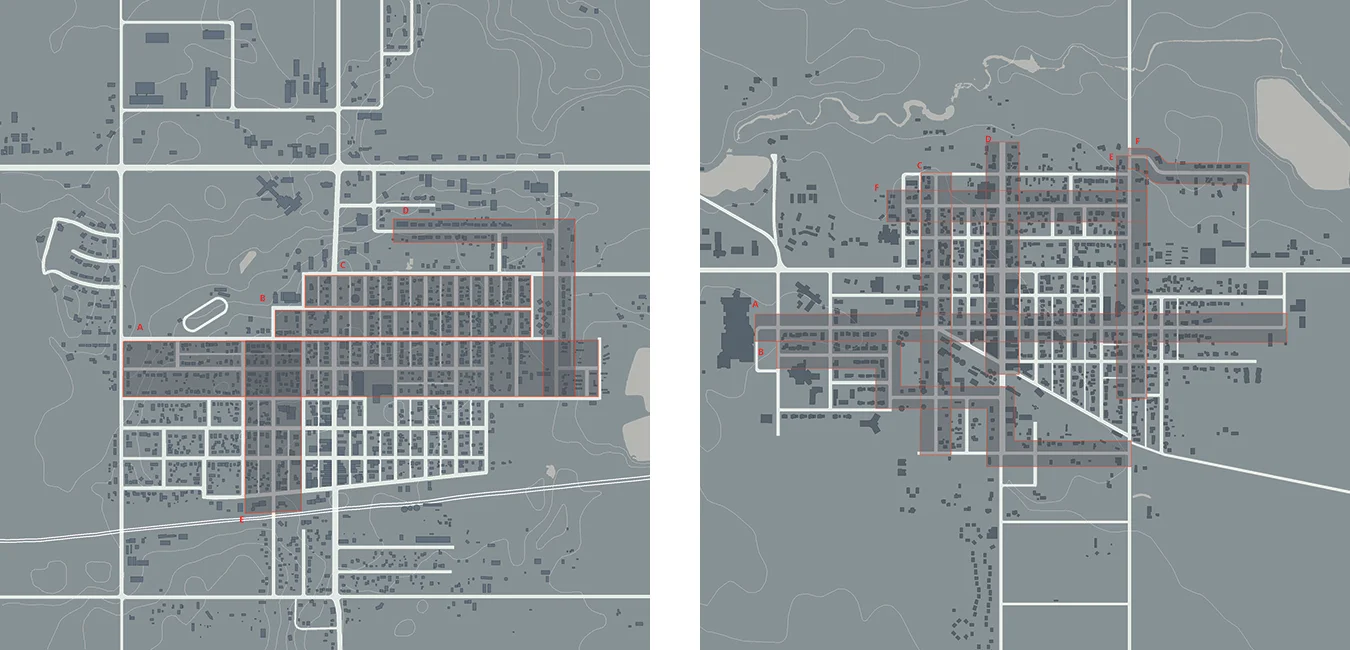 Documentation transects: Webster and Wagner