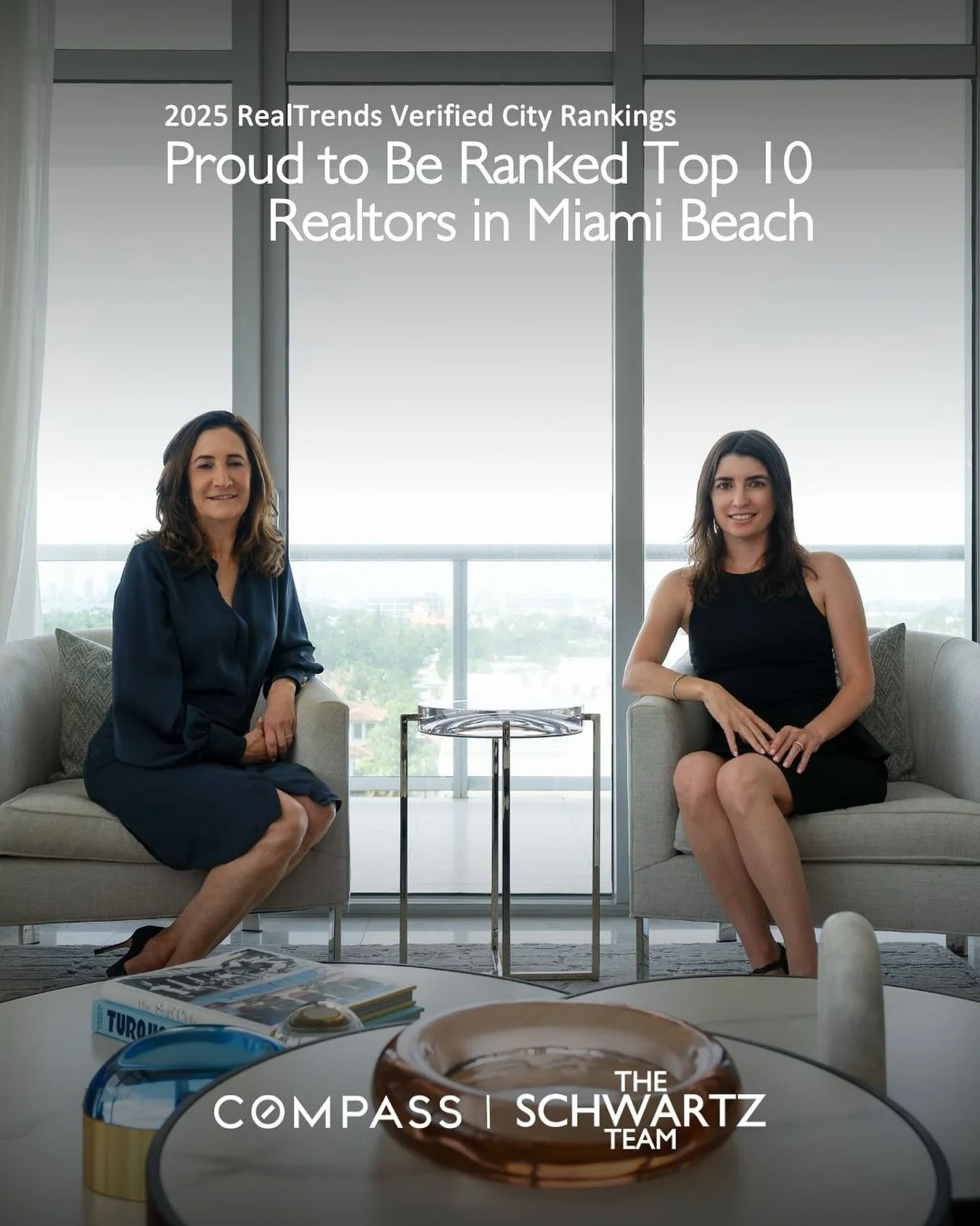 We&rsquo;re proud to share that Ida and Minette have been recognized as Top 10 Realtors in Miami Beach, FL, by the 2025 RealTrends Verified City Rankings.

This recognition reflects our unwavering commitment to excellence, integrity, and personalized