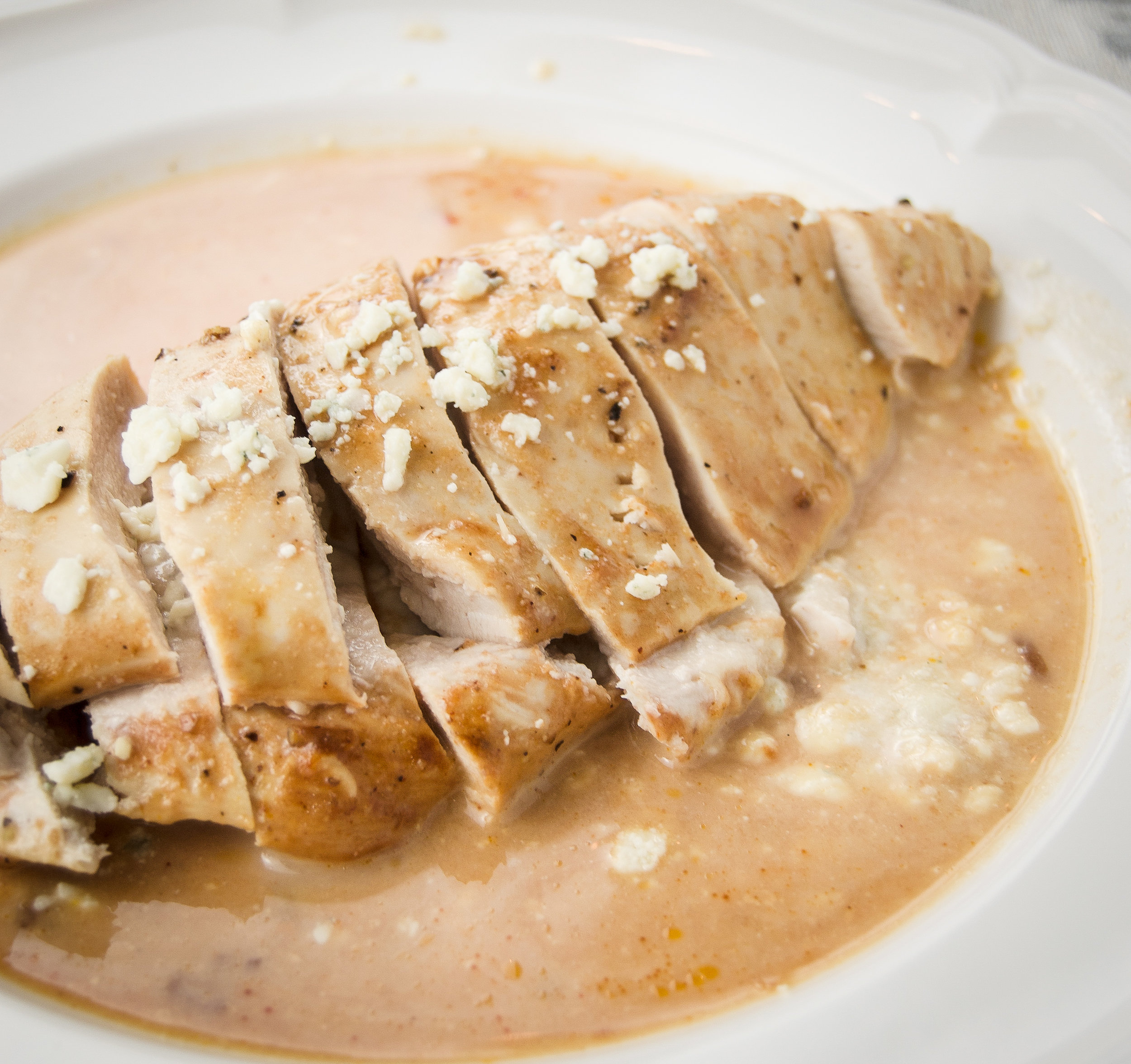 Gorgonzola Stuffed Barbecue Chicken