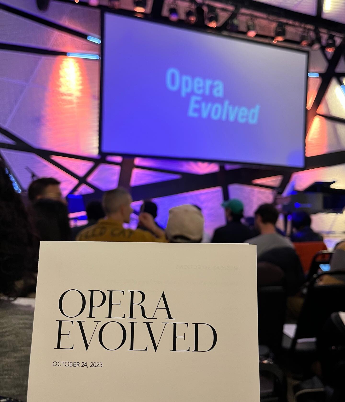 Late to the party but, in acknowledgment of World Opera Day, I wanted to express my gratitude to have attended the @metopera&rsquo;s &ldquo;Opera Evolved&rdquo; event at @nationalsawdust on Tuesday evening. 

My partner @that_bari_guy_bryan and I enj