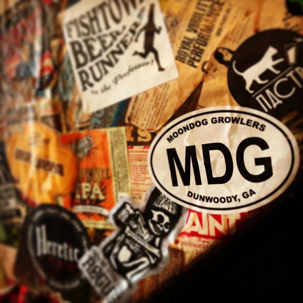 MDG sticker on a Beer Wall at The Beer Temple In Holland