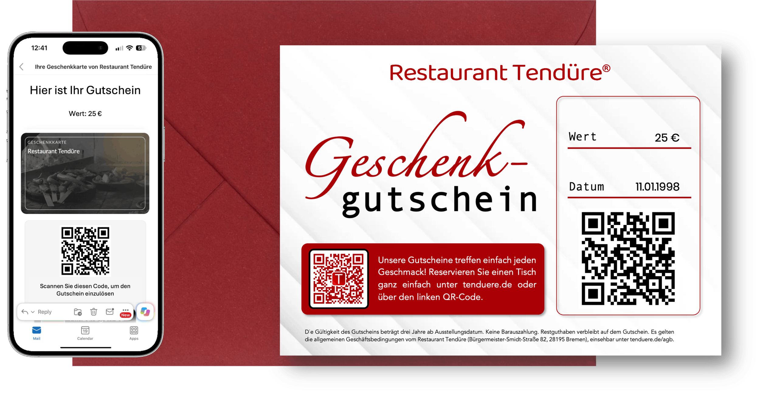 Restaurant Tendüre Bremen Gutschein