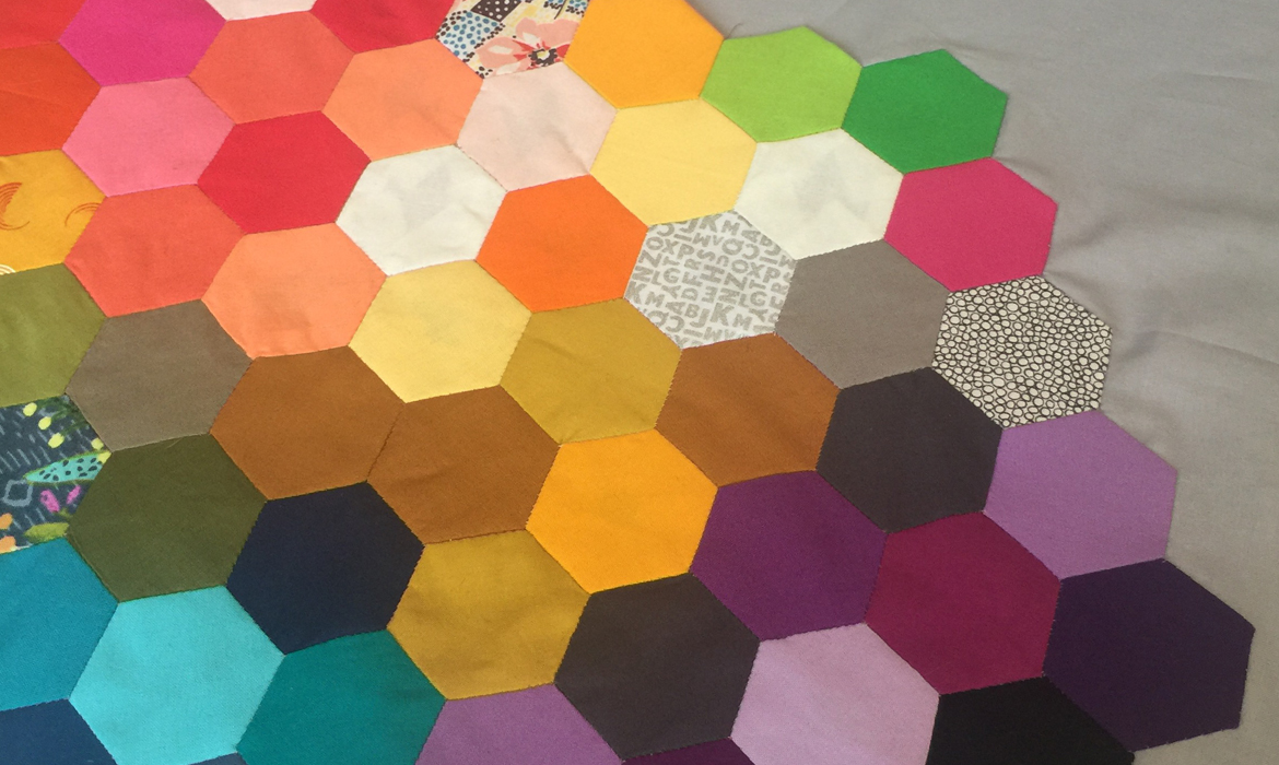 Hexie quilt