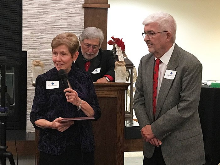 Marge and Mike Bramer receive Litton Award