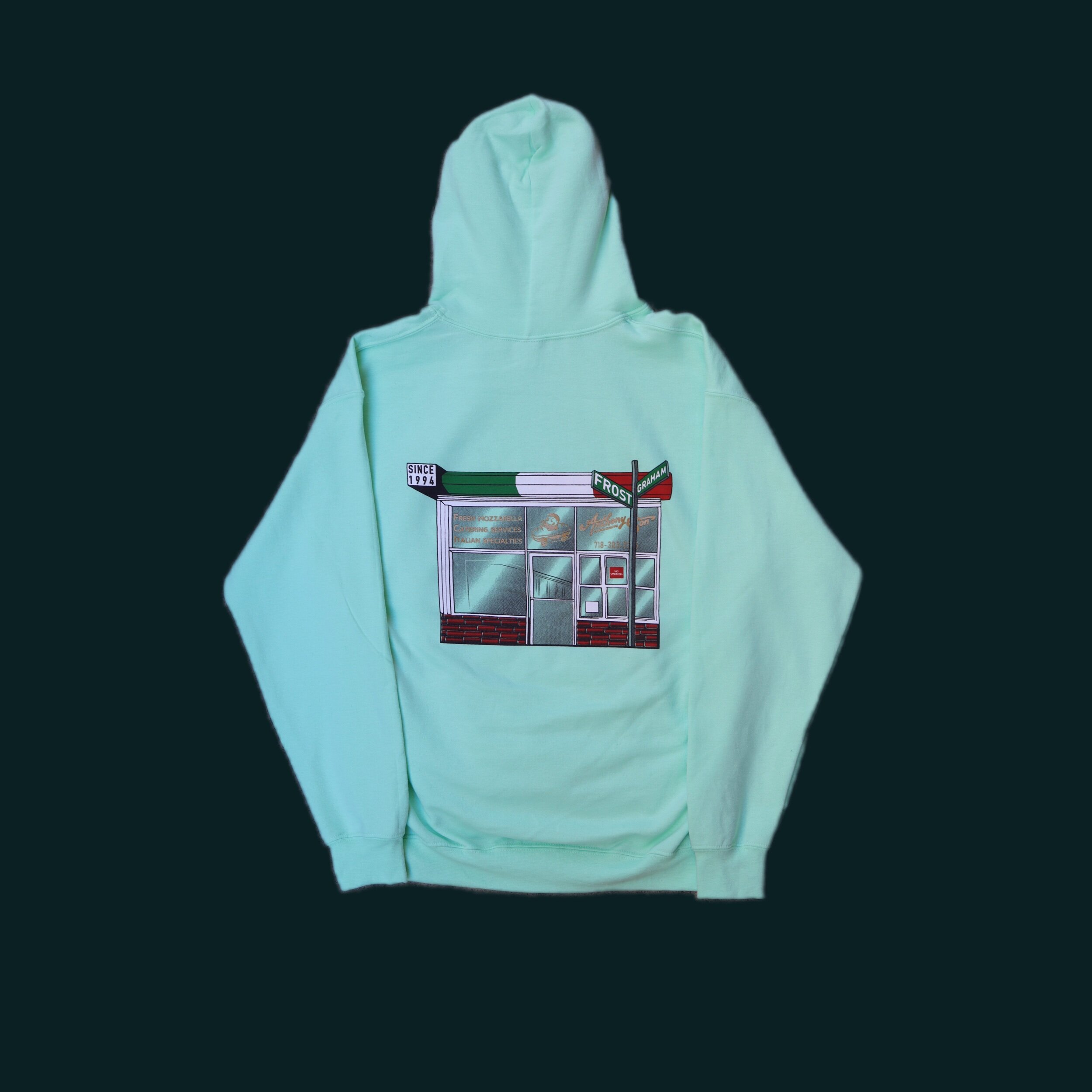 The Pistachio Hoodie — Anthony & Son Panini Shoppe