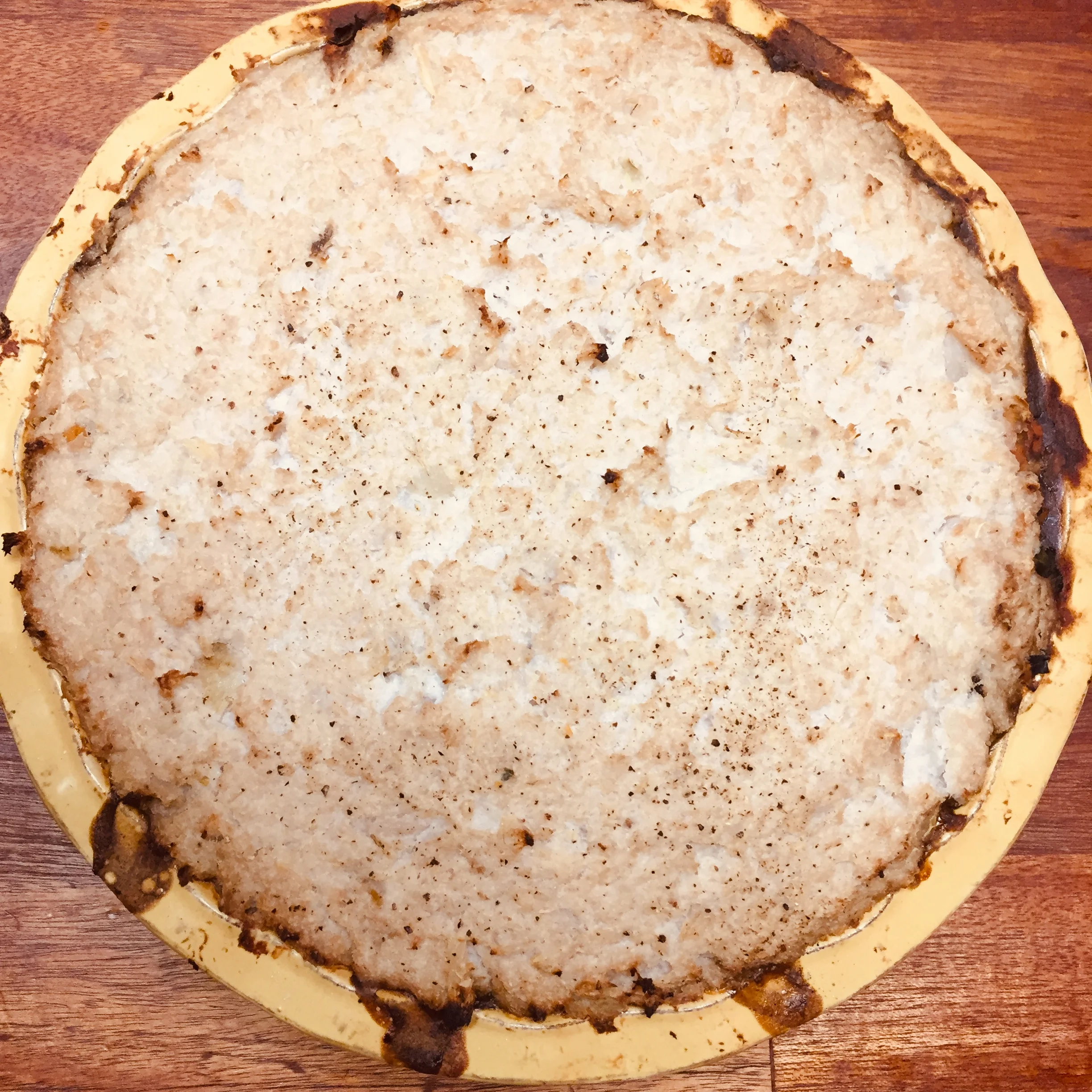 Vege Joy Personal Chef Roxane —PlantBased Shepherd's Pie Crowned with