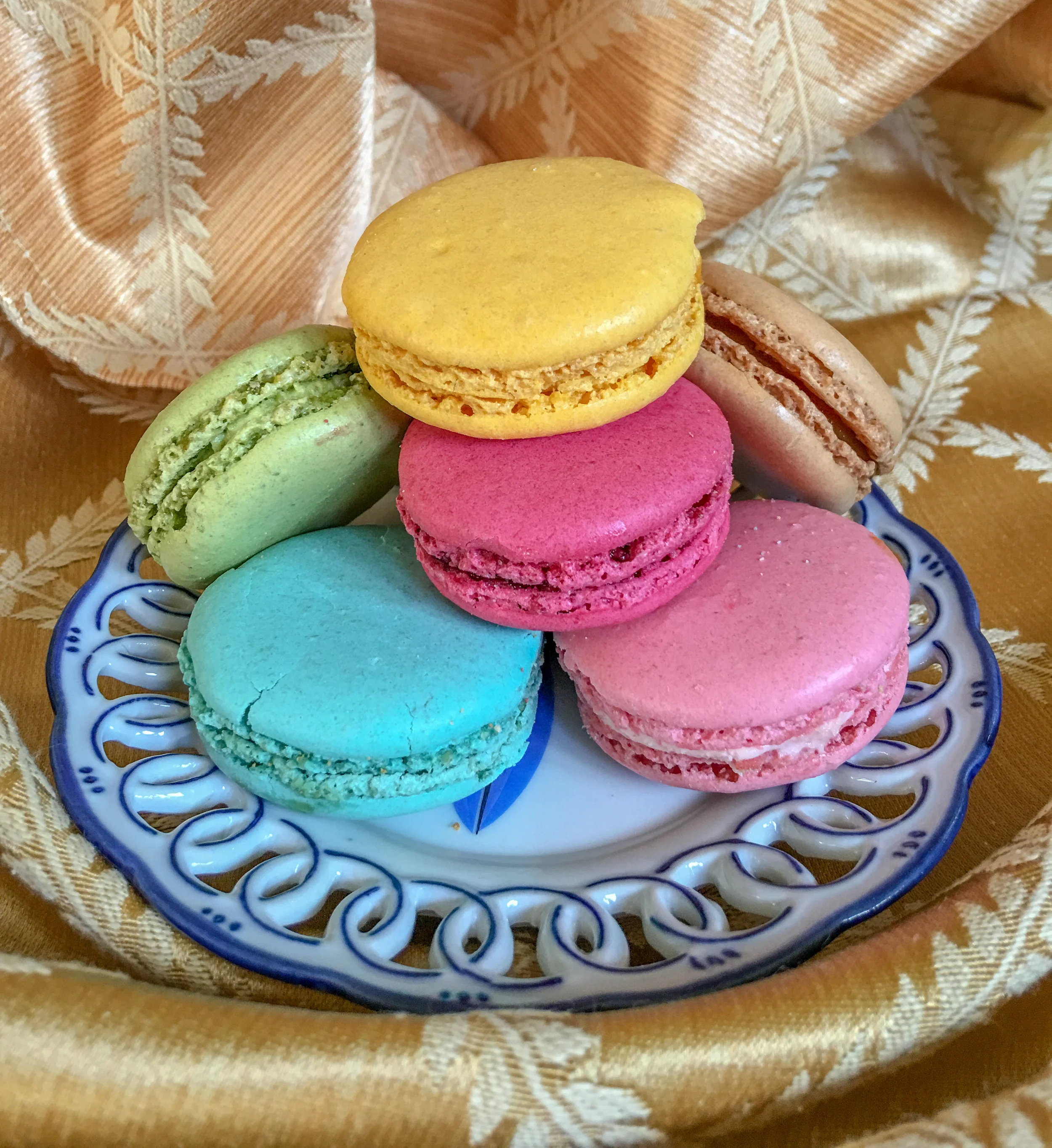 French Macaroons, staged