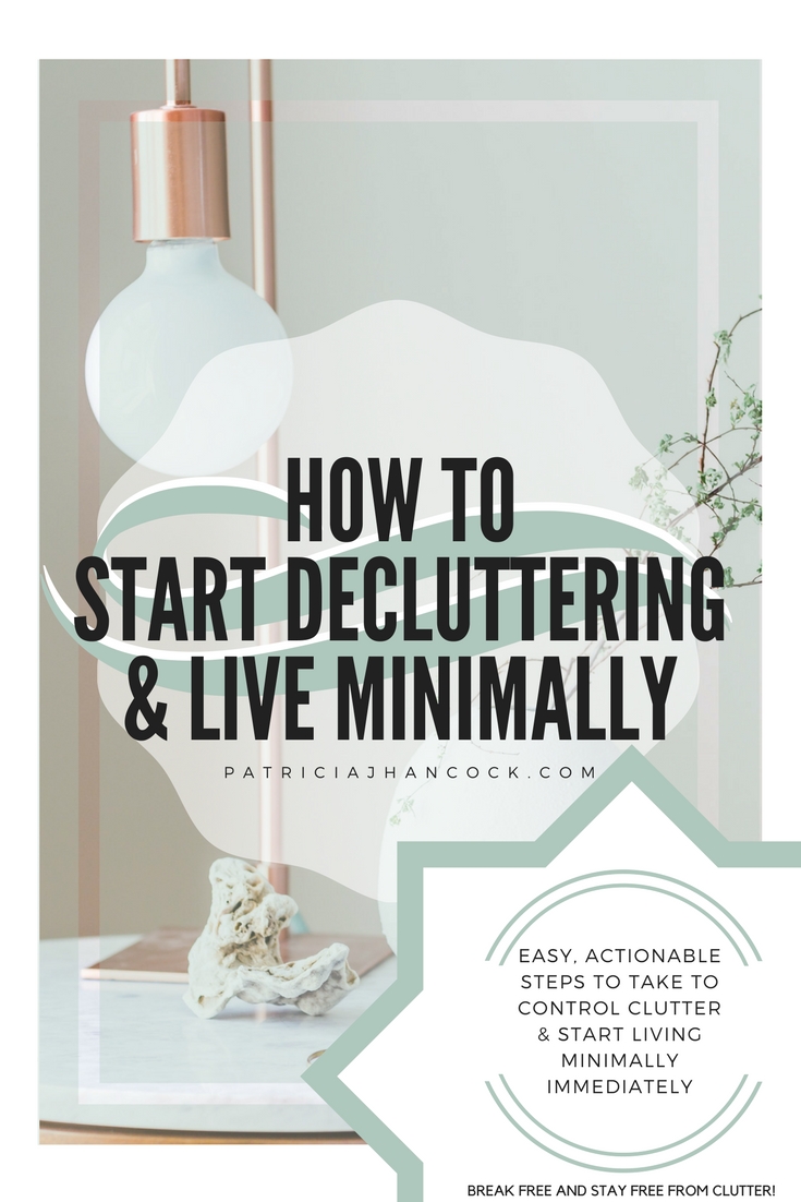 How to Start Decluttering and Live Minimally. How to start living minimally immediately using this article to begin decluttering and prioritizing the items in your home. We'll talk about easy steps to begin your journey to start living a minimal, intentional life.