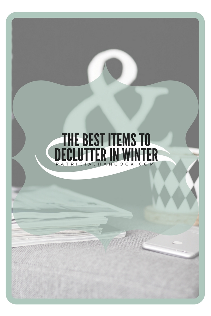 A helpful guide on what items are the best to organize and declutter while you're inside for the winter. No need to get on your hats and coats, we're going to declutter inside our comfort and warmth of our home today! Get on your comfiest of pants and get ready to declutter these important items in your home.