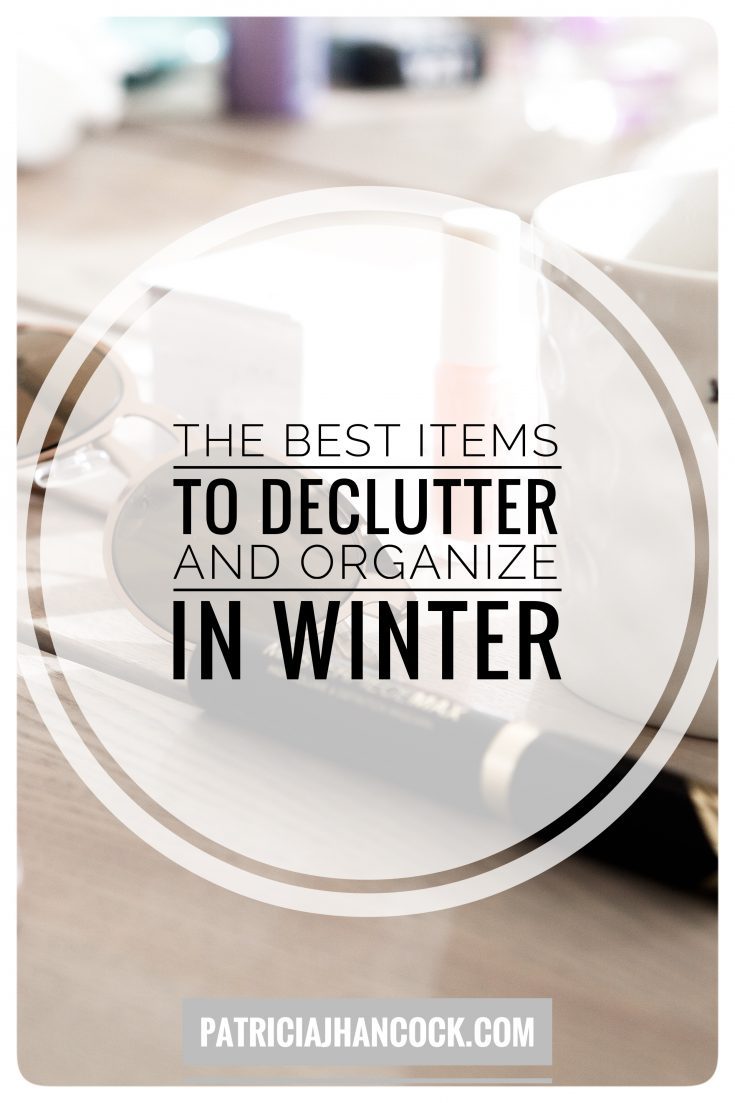 A helpful guide on what items are the best to organize and declutter while you're inside for the winter. No need to get on your hats and coats, we're going to declutter inside our comfort and warmth of our home today! Get on your comfiest of pants and get ready to declutter these important items in your home.