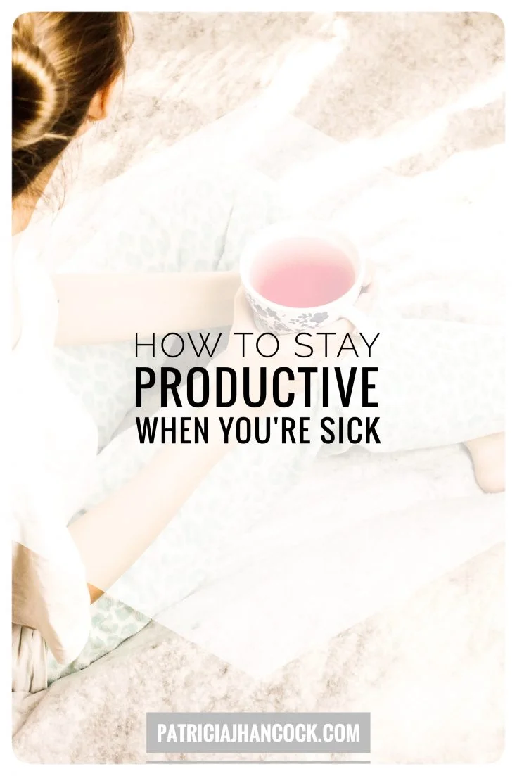 A comprehensive guide to keep you productive when you're sick. Easy tasks to tackle to keep your sick days productive without exhausting you in the process. They're easy and don't require physical exertion to complete.